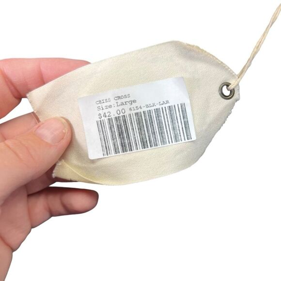 New Nwt Entro Long Sleeve Lace Top Black Size large - Picture 5 of 12